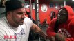 jaycutler and kaigreene train chest triceps at powerhouse gym