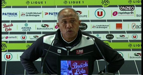 POINT PRESSE (EAG) : AVANT GUINGAMP - BORDEAUX