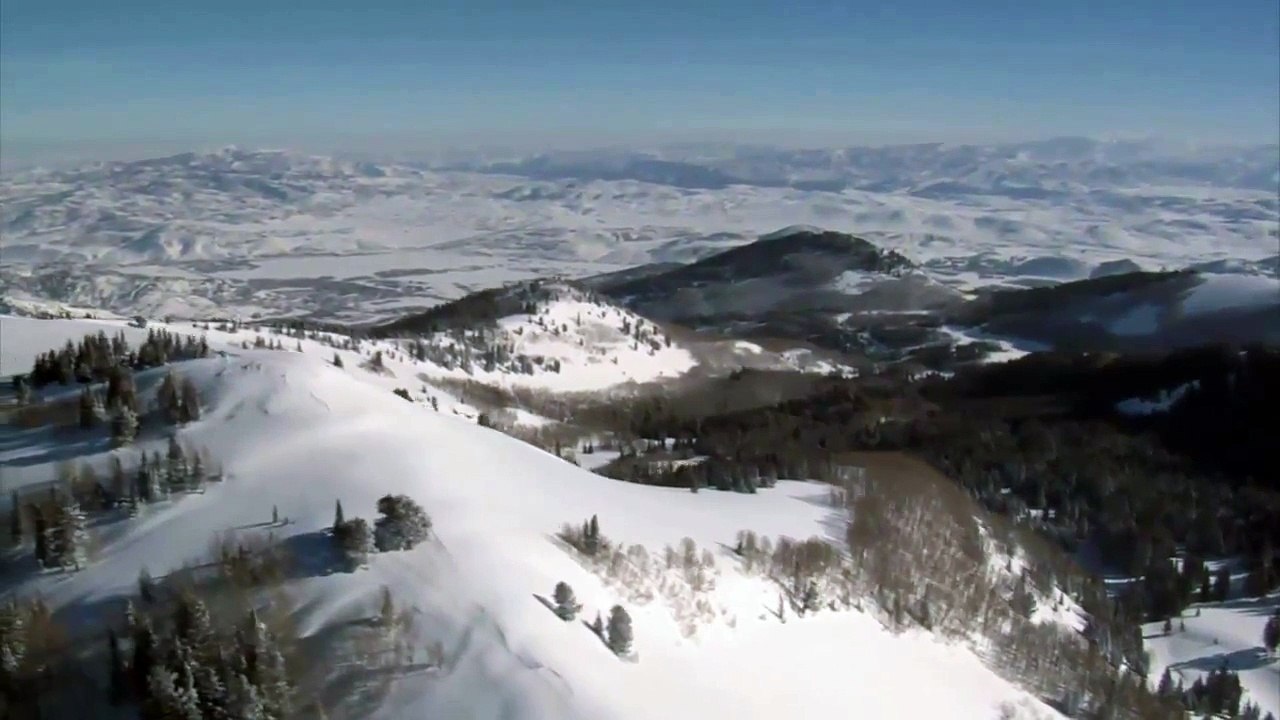 مناظرثلوج من الجو مع موسيقى هادئة روعة - موسيقى رائعة  جودة عالية