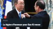 Hollande remet la légion d'honneur à Ban Ki-moon