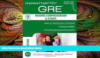 Deals in Books  GRE Reading Comprehension   Essays (Manhattan Prep GRE Strategy Guides)  BOOK