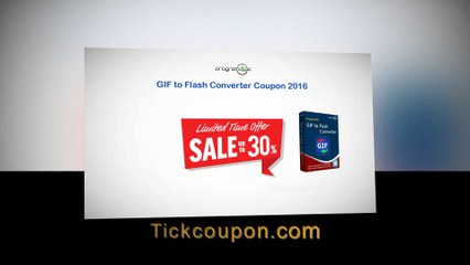 30% OFF GIF to Flash Converter Coupon November 2016