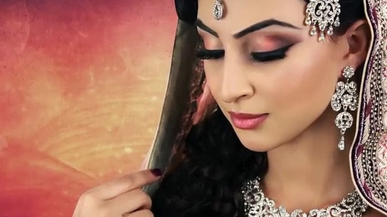 Subtle Peach Asian Bridal Makeup
