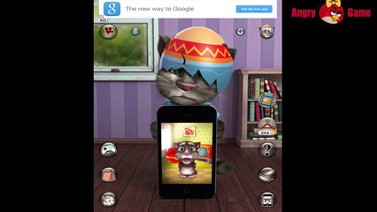 TALKING TOM CAT 2 HAPPY EASTER! Game App For Kids Cartoon Enjoy! backhoe for childre