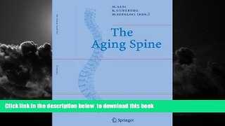 Best book  The Aging Spine BOOOK ONLINE
