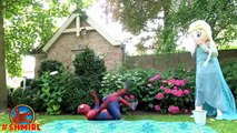 Frozen Elsa Joker Girl BAD BABY Joker BALLOONS w Spiderman Pool SURPRISE Funny Superhero Fun IRL