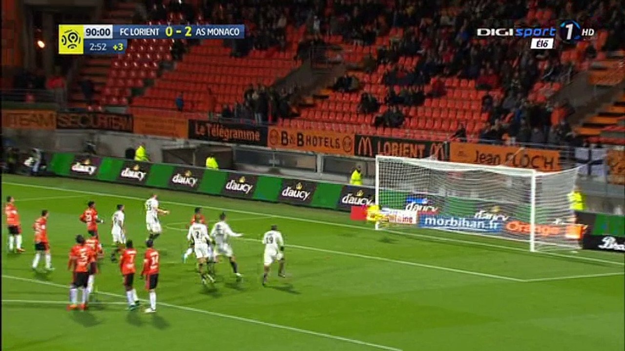 Gabriel Boschilia Goal HD - Lorient 0-3 Monaco - 18.11.2016
