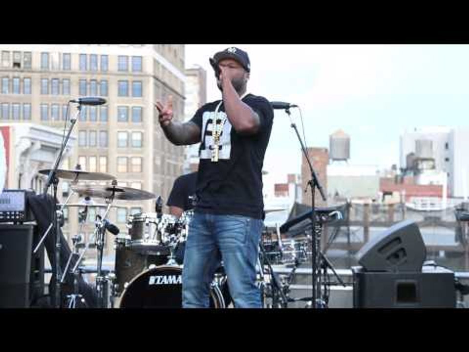 50 Cent live at Caroline Rooftop
