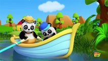 Bao Panda | row row row your boat | nursery rhymes | kids songs | 3d rhymes