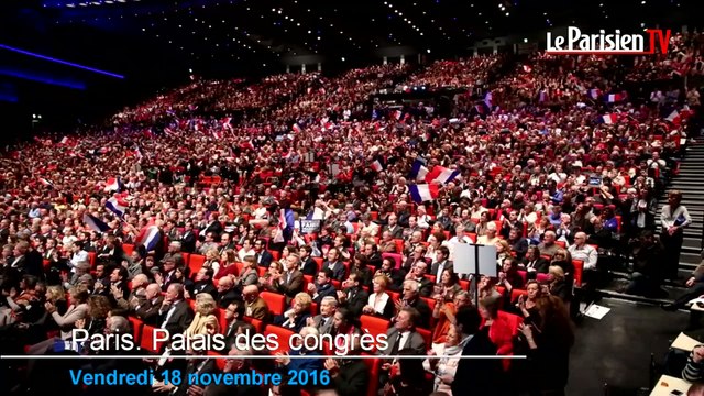 Fillon enflamme le Palais des Congrès