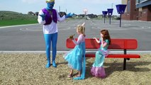 Pink Spidergirl Loses her suit Frozen Elsa and Spiderman help Funny Superhero Movie in Real Life