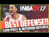 NBA 2K17 Best Defense!!! Low Post & Interior Defensive Tutorial