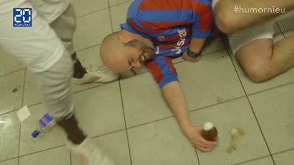 L'idée stupide du jour, jouer au foot avec un gramme d'alcool dans le sang