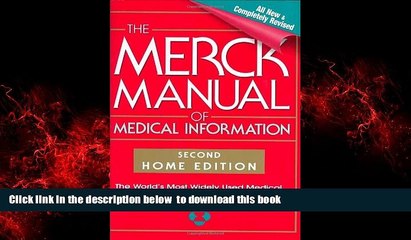 Read books  The Merck Manual of Medical Information, Second Edition: The World s Most Widely Used