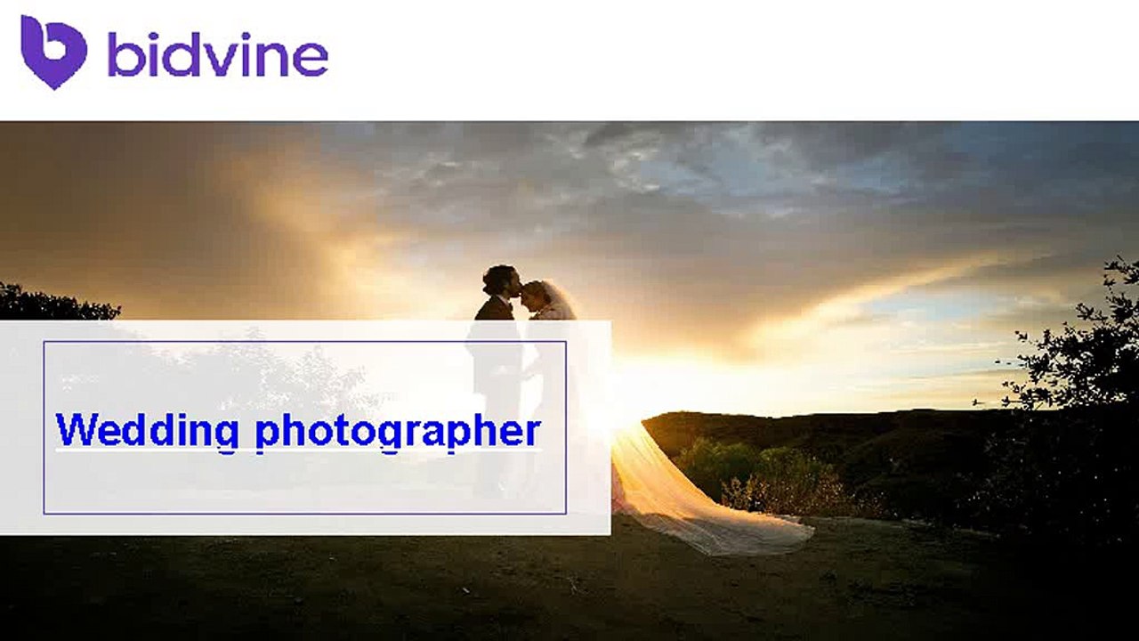 Wedding photographer