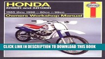 [PDF] Mobi Honda Xr80/100R Owners Workshop Manual: Models Covered: Xr80R, 1985 Through 2004;