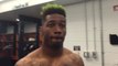 Jalen Mills discussing Eagles' victory