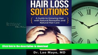 Buy book  Hair Loss Solutions: A Guide to Growing Hair with Natural Remedies and Natural Hair Care