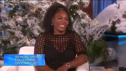 Who'd You Rather With Serena Williams Nov 18 2016