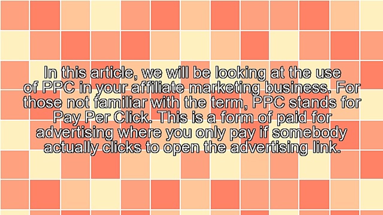 PPC And Your Affiliate Marketing Business