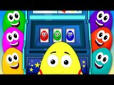 crazy eggs | slot machine Colors | the colors song | learn colors | nursery rhymes | kids songs