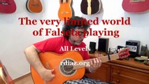 The very limited world falseta playing / Playing 