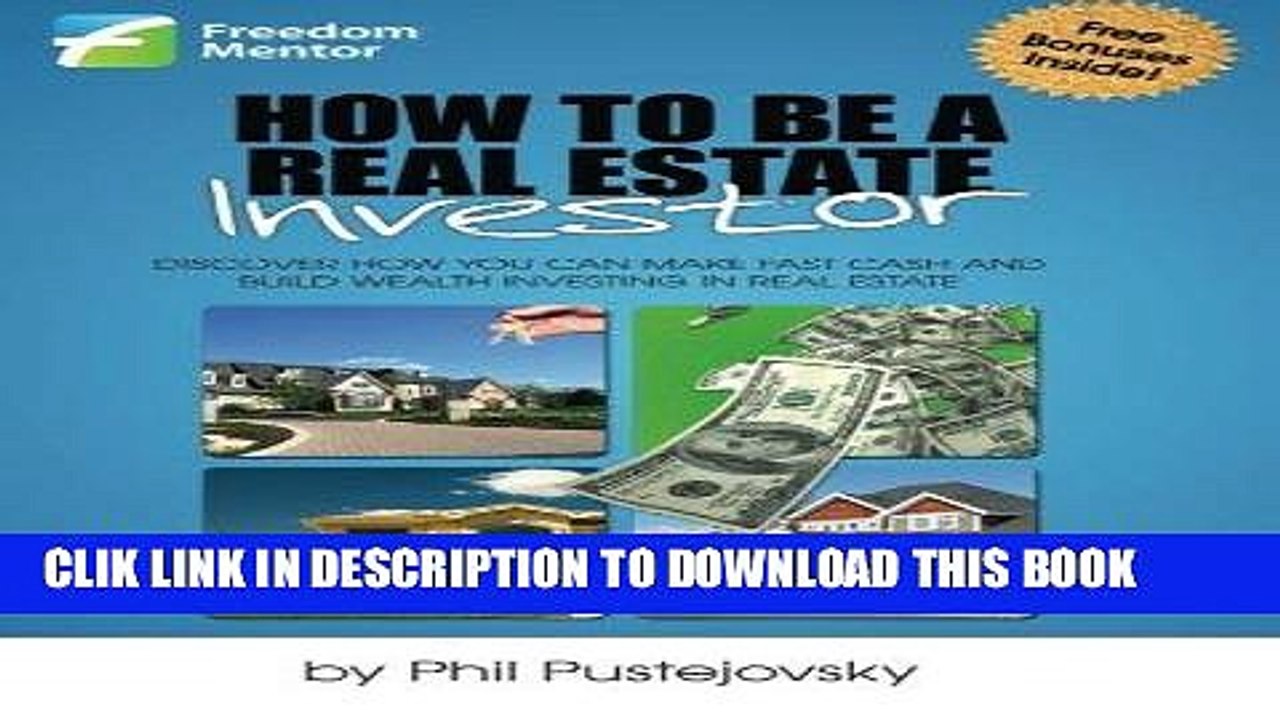 [PDF] How to be a Real Estate Investor Full Online