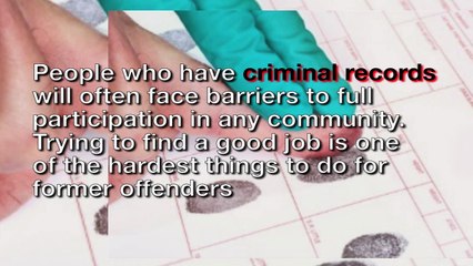 Discrimination Based on Criminal Records