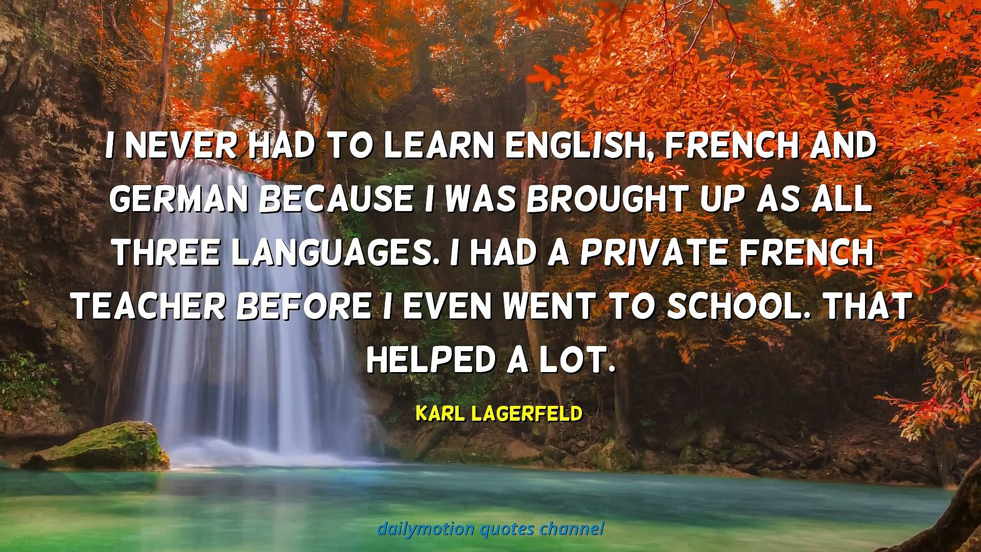 ⁣Karl Lagerfeld Quotes #3