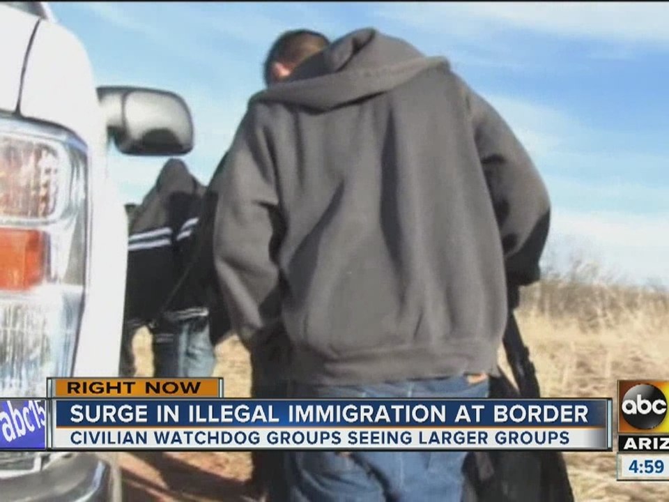 Watchdog groups noting increase in illegal immigration at border