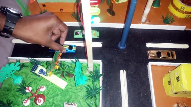 Traffic Signal - Transportation Exhibition model - Science Projects working model
