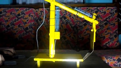 Working model for Science Exhibition -Hydraulic Arm