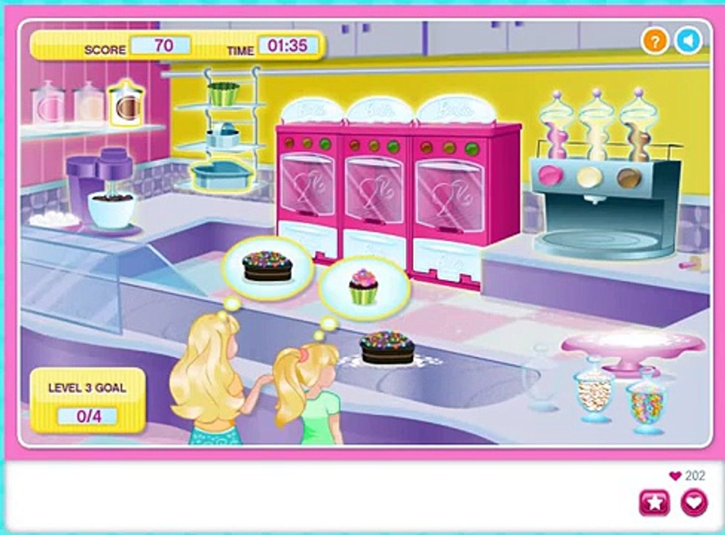 barbie bakery games