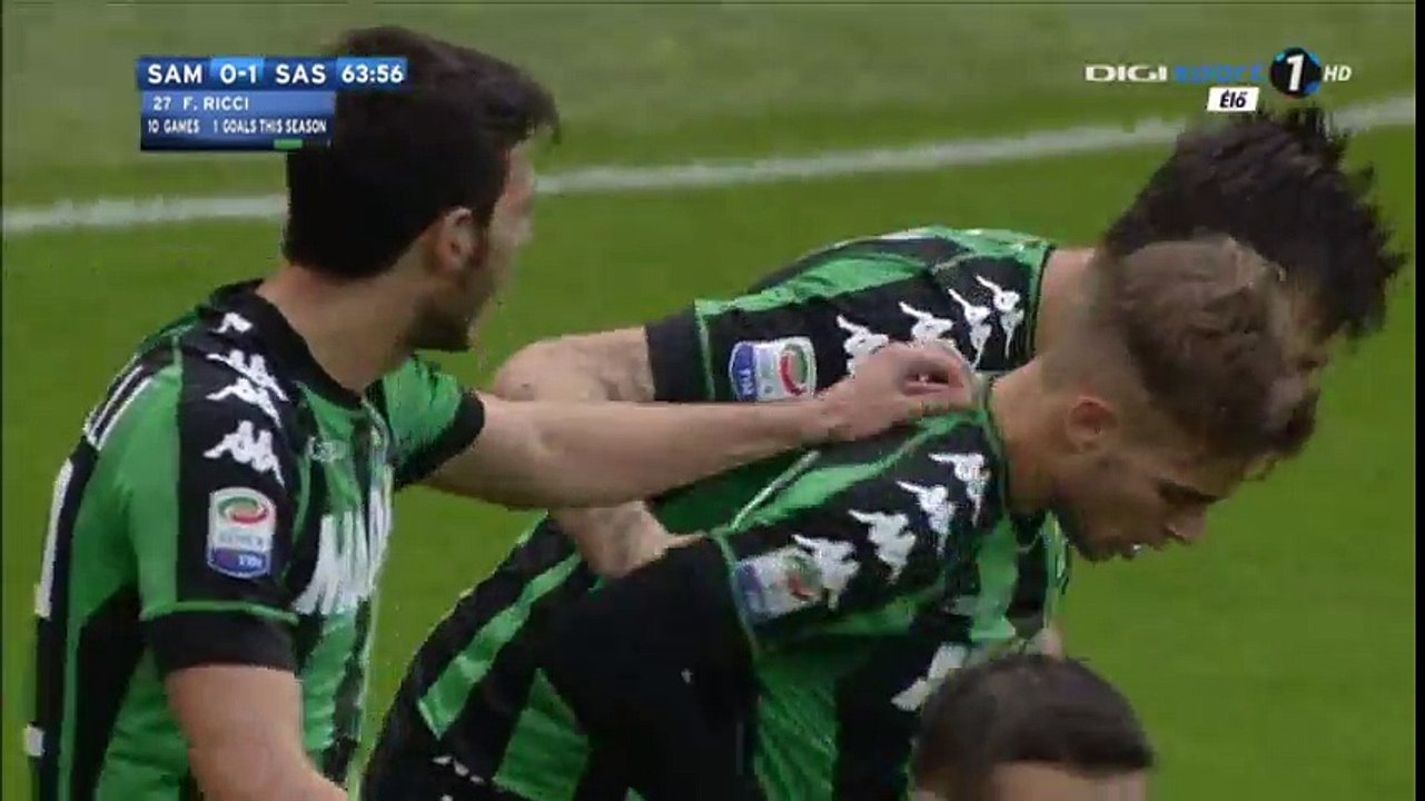 Federico Ricci Goal HD - Sampdoria 0-1 Sassuolo - 20.11.2016