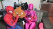 SPIDERMAN, PINK SPIDERGIRL & SPIDERBABY - Funny Superhero Parents Movie in Real Life