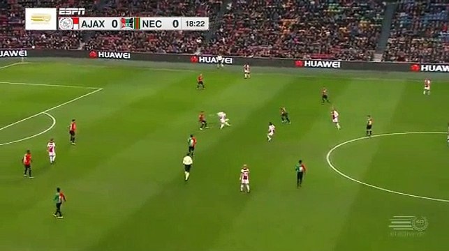 Kasper Dolberg Goal HD Ajax 1 - 0 Nijmegen 20.11.2016