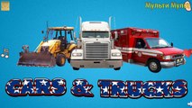 Cars and Trucks - Real sounds! - Transportation sounds - names and sounds of vehicles