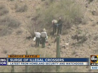 Watch groups report surge in people trying to cross Mexico border into U.S.
