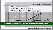 Read Now Synthesis of Subsonic Airplane Design: An introduction to the preliminary design of