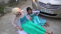 Frozen Elsa Baby Rescued by Spiderman escape crash Joker, part3