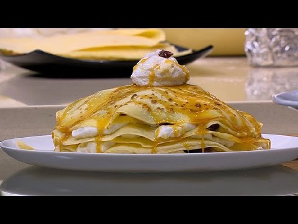 تورتة كريب التمر | غادة جميل