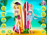 Elsa and Rapunzel Swim - Cartoon for children - Best Video Kids - Best Kids Games - Best Baby Games