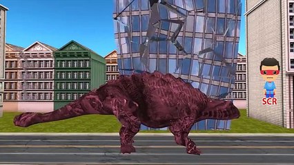 Funny Dinosaurs Movie Fighting | Dinosaurs Cartoon Nursery Rhymes Children | Dinosaurs Finger Family