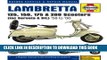 Read Now Lambretta 125, 150, 175   200 Scooters: (including Serveta   SIL),  58 to  00 (Haynes