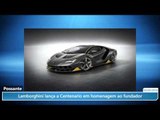 Lamborghini lança a Centenario em homenagem aos 100 anos de seu fundador