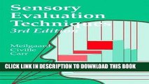 Best Seller Sensory Evaluation Techniques, Third Edition Free Read