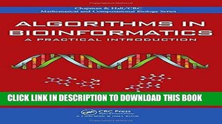Read Now Algorithms in Bioinformatics: A Practical Introduction (Chapman   Hall/CRC Mathematical