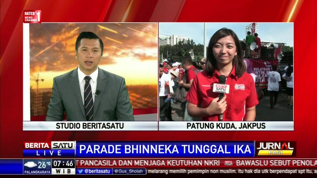 Sejumlah Komunitas Meriahkan Parade Bhineka Tunggal Ika