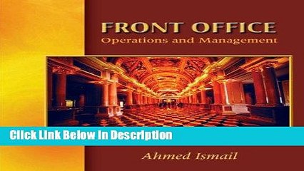 [PDF] Front Office Operations   Management [Download] Online