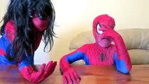 Spiderman vs Joker vs TRex vs Spidergirl TRex Attacks Spiderman Funny Superheroes